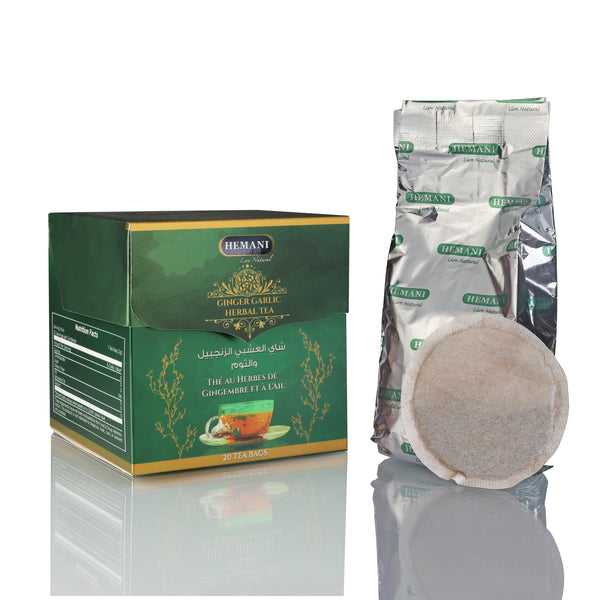 شاي أعشاب بالزنجبيل والثوم – 20 كيس شاي