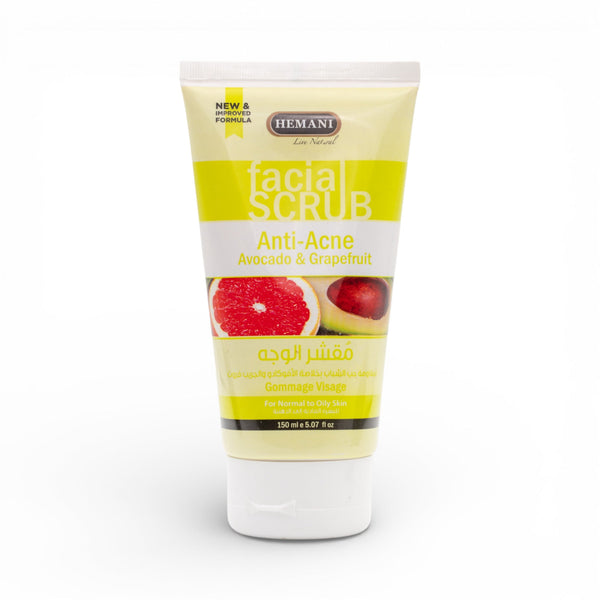 Anti Acne Facial Scrub with Avocado and Grapefruit
