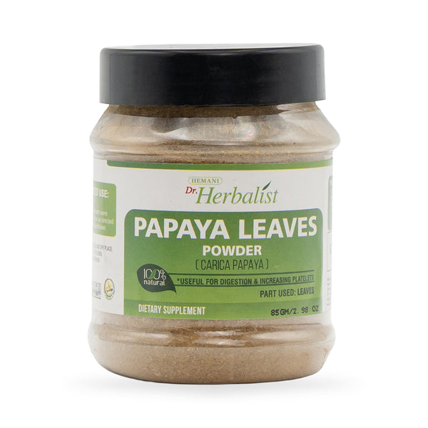 مسحوق أوراق البابايا من دكتور هيرباليست 85 جم