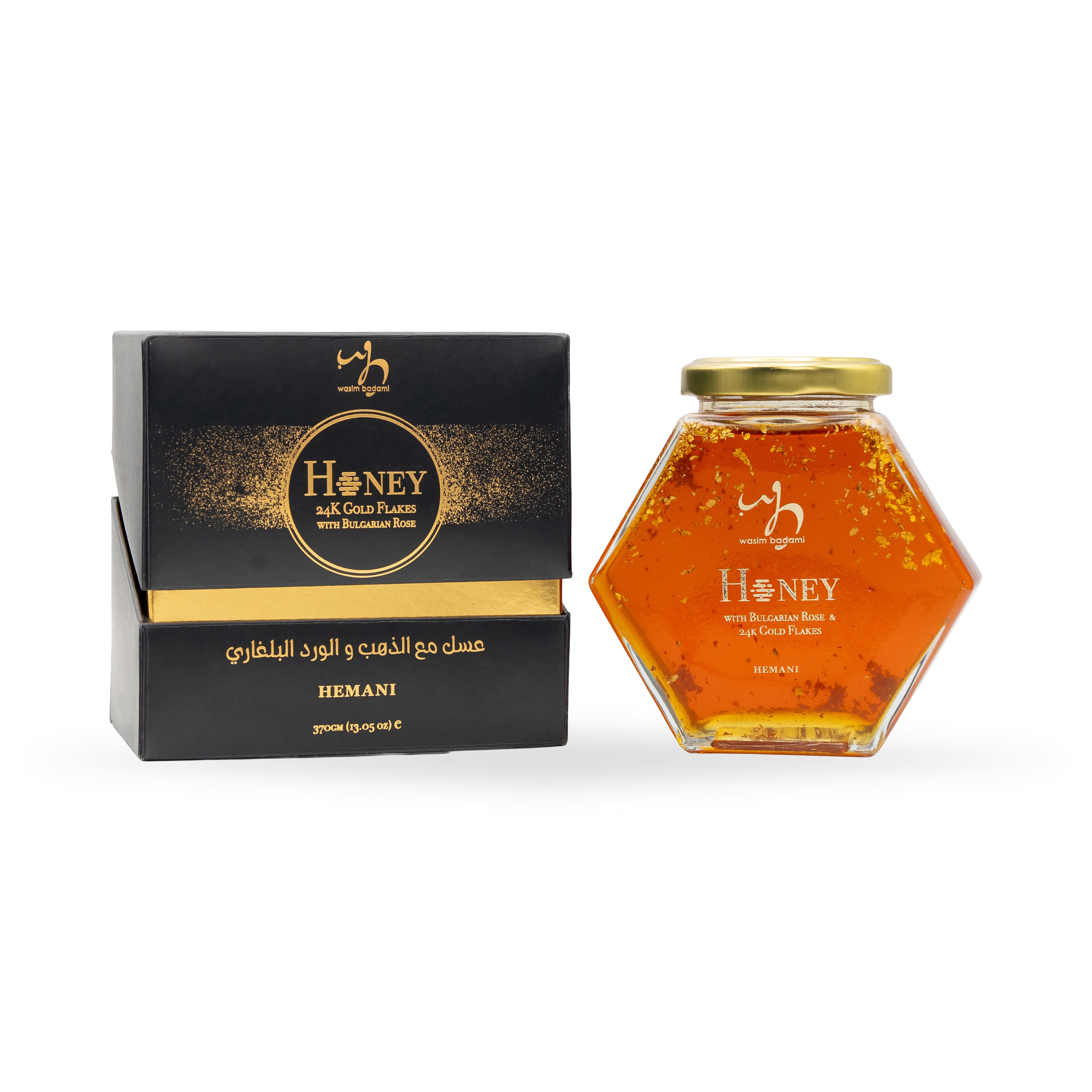 Honey 24K Gold Flakes With Bulgarian Rose 370gm