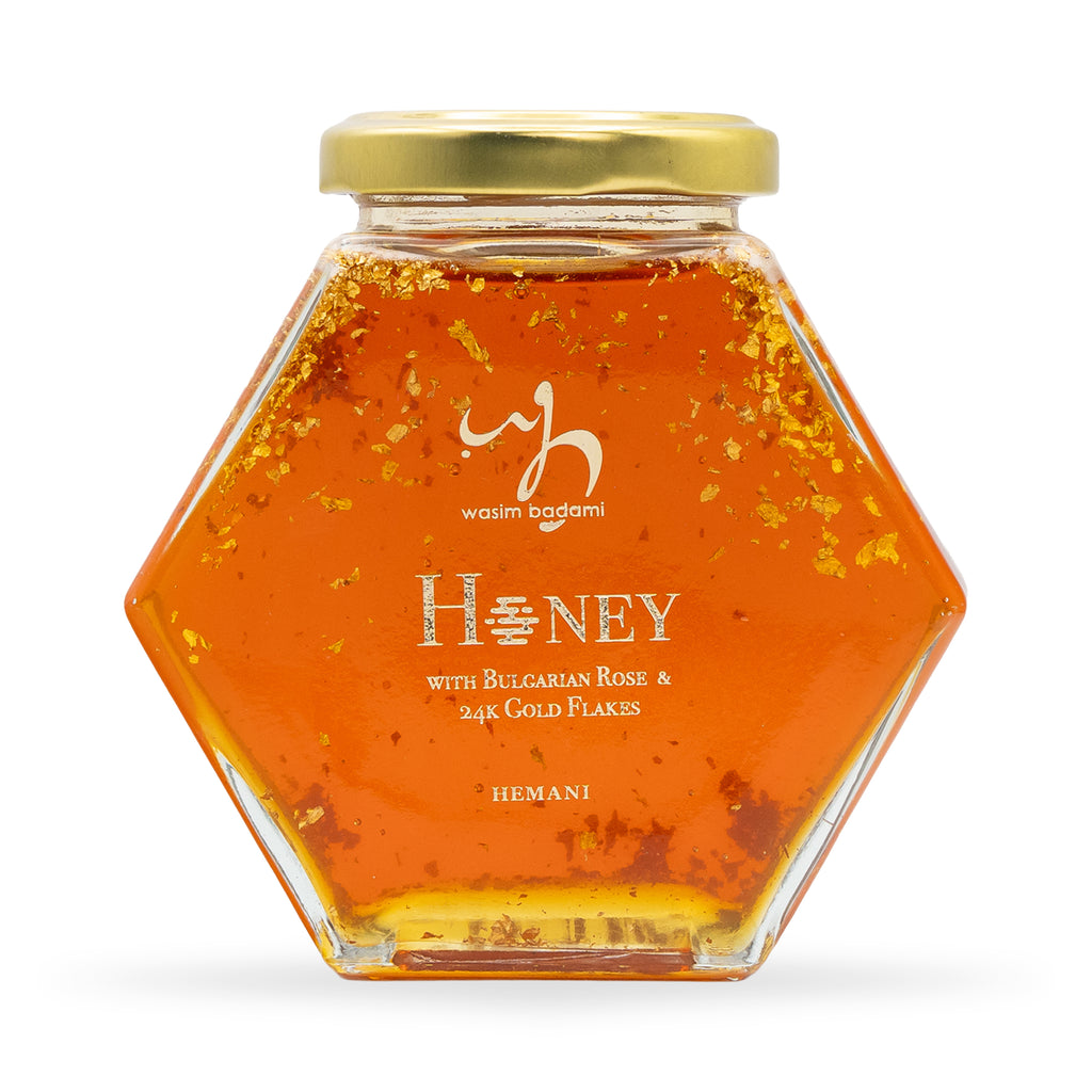 Honey 24K Gold Flakes With Bulgarian Rose 370gm