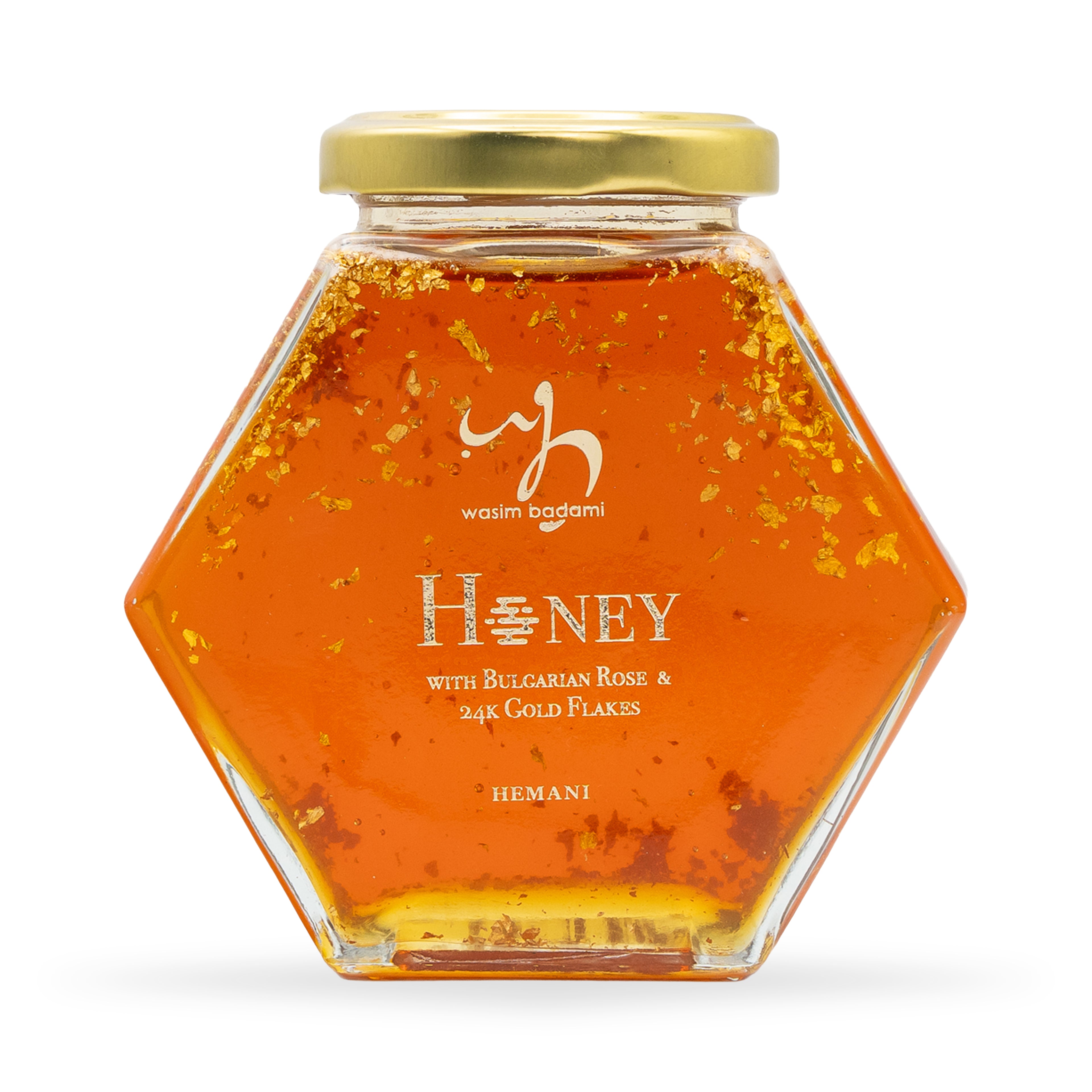 Honey 24K Gold Flakes With Bulgarian Rose 370gm