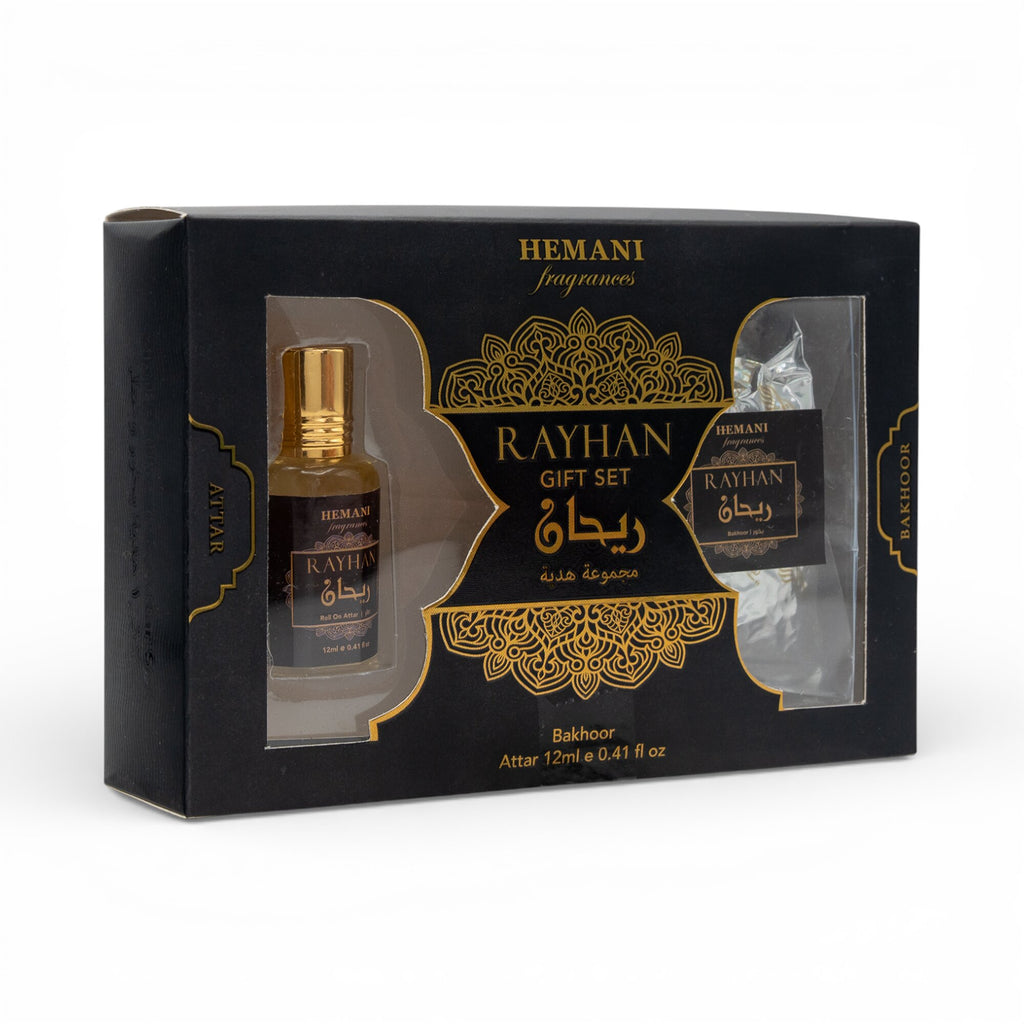 Rayhan Bakhoor & Attar Gift Set