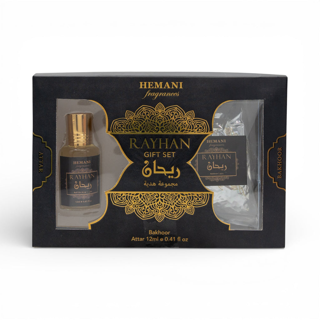 Rayhan Bakhoor & Attar Gift Set