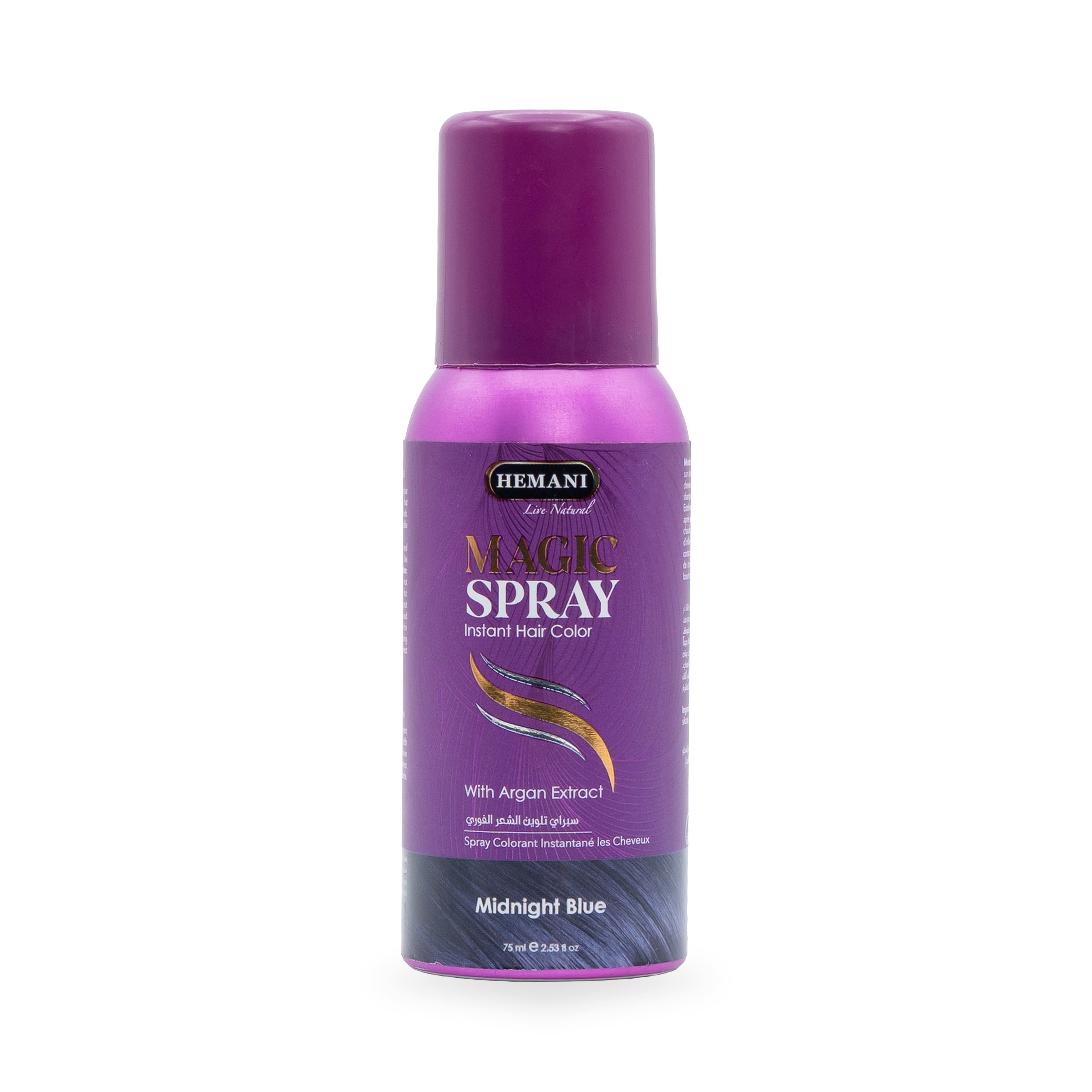 Magic Spray Instant Hair Color - Midnight Blue