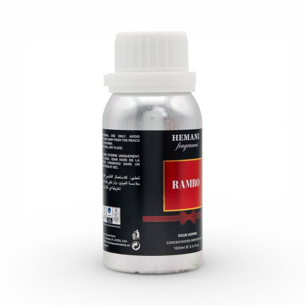 Rambo Concentrated Perfume Oil for Men – 100ml