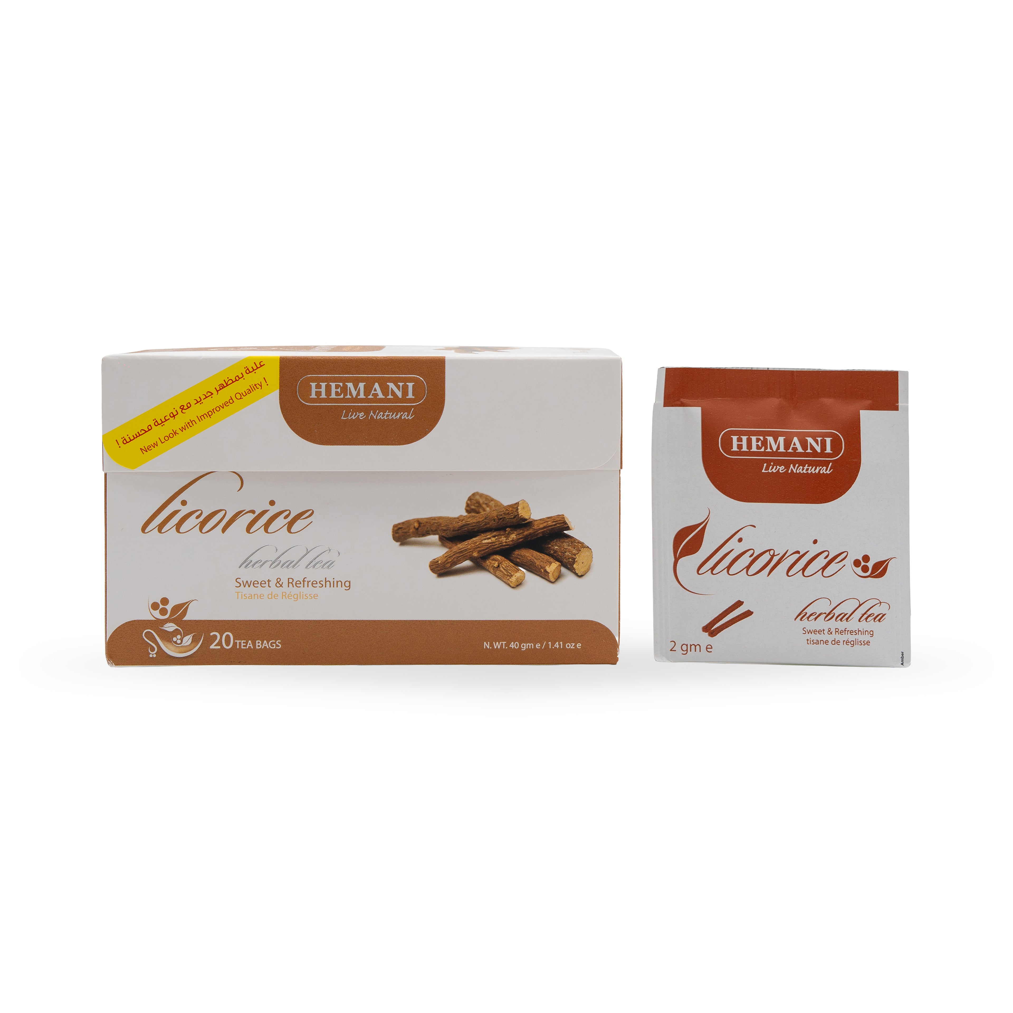 Licorice Herbal Tea - 20 Tea Bags