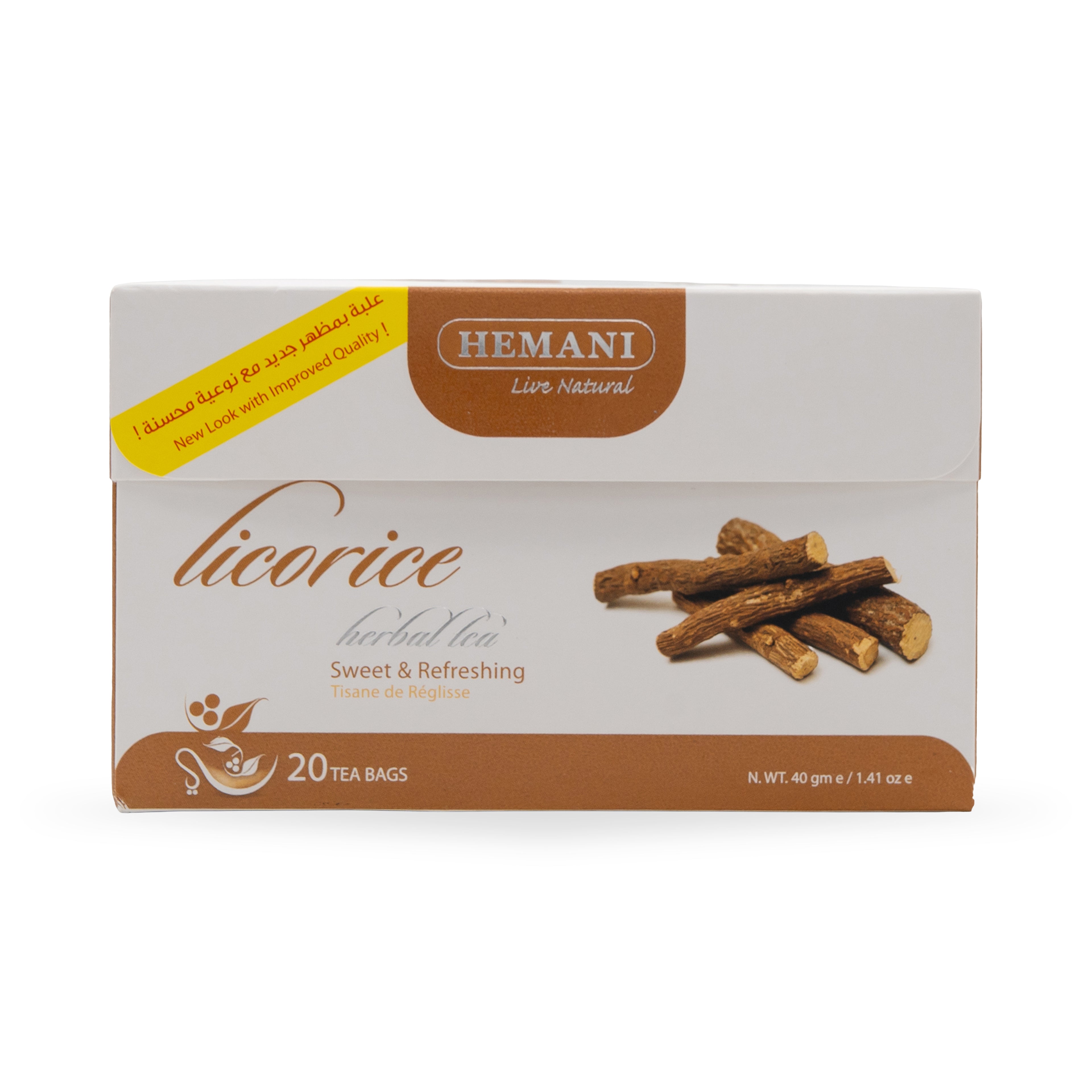 Licorice Herbal Tea - 20 Tea Bags