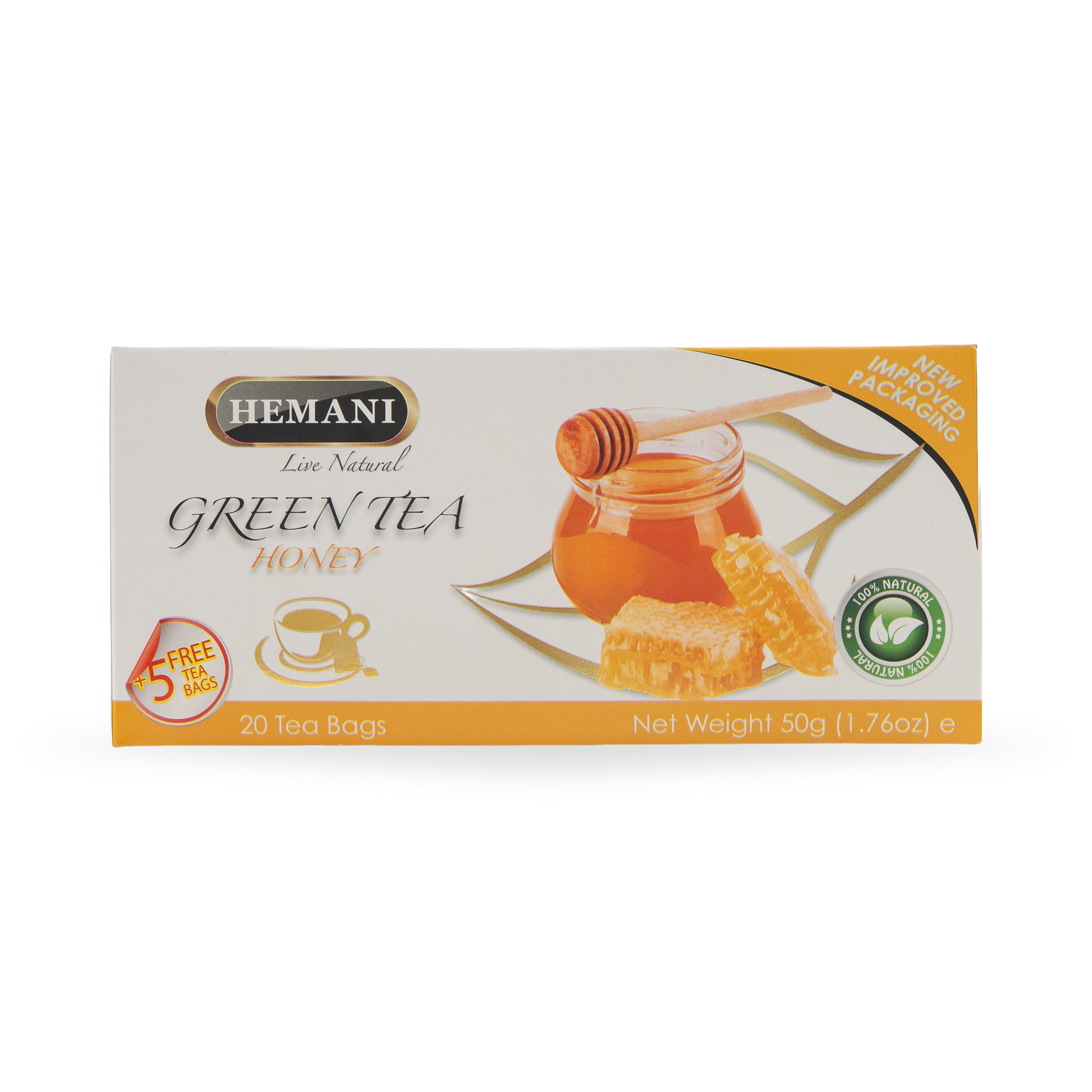 شاي أخضر بالعسل - 20 كيس شاي