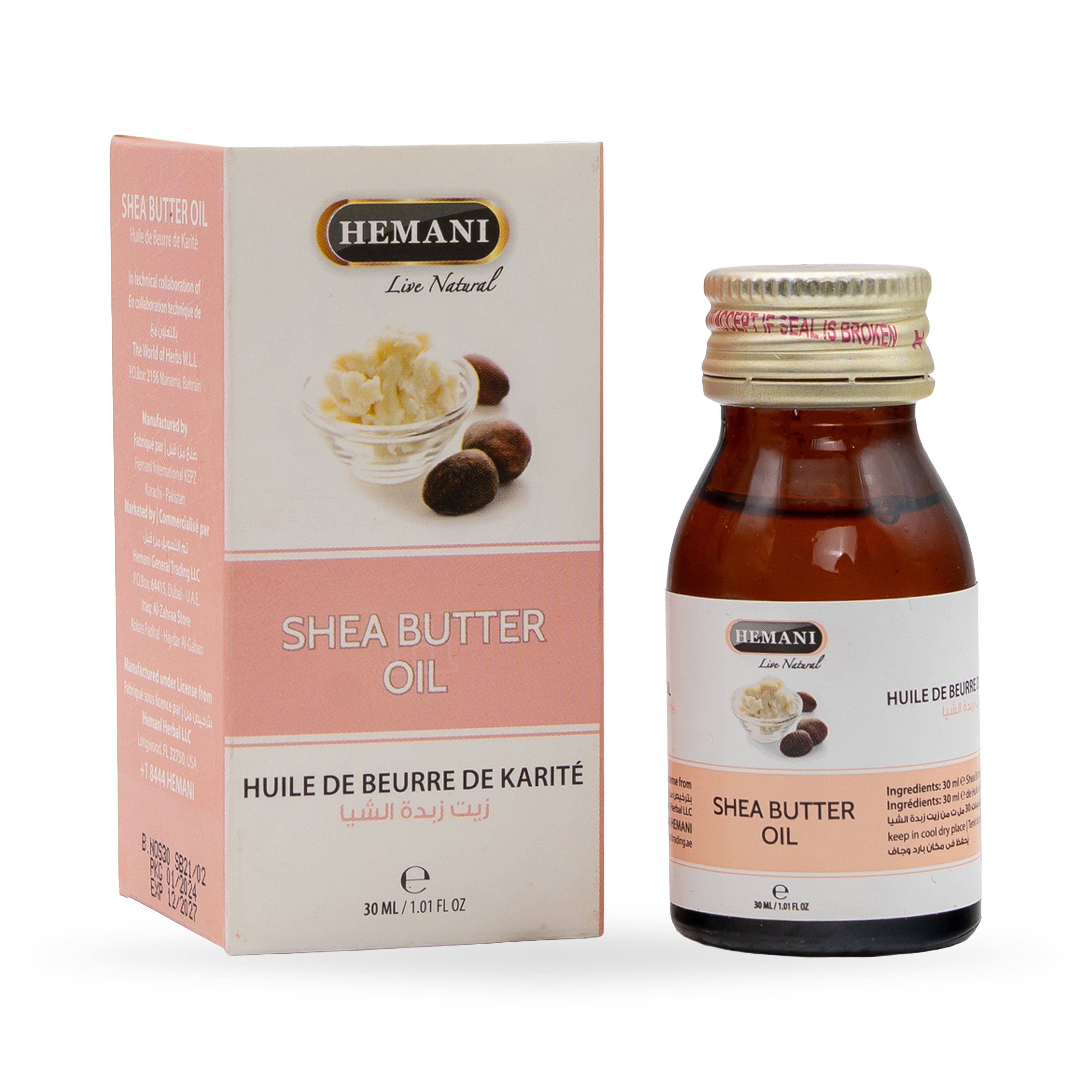 Herbal Oil 30ml - Shea Butter