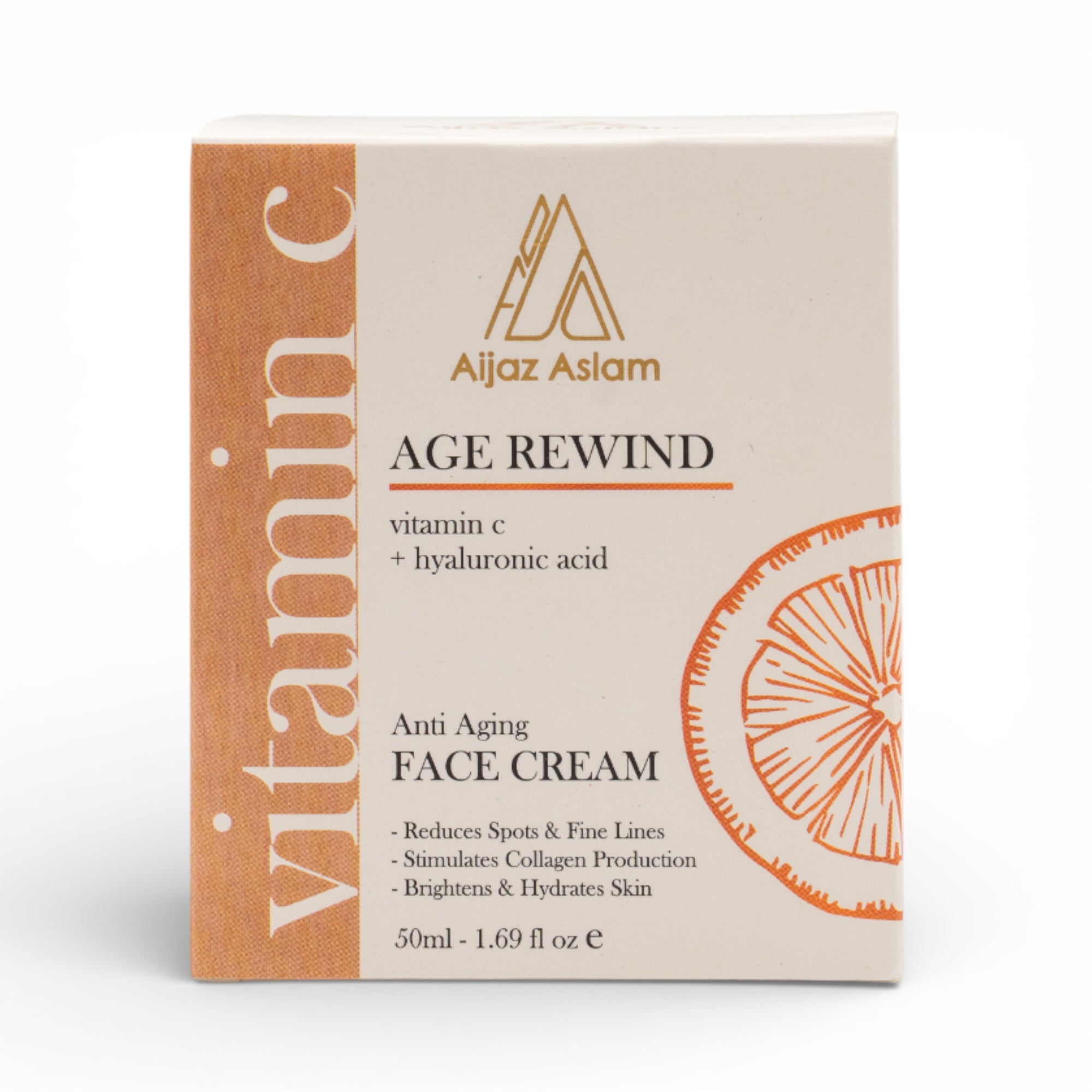 Age Rewind - Face Cream with Vitamin C | Aijaz Aslam