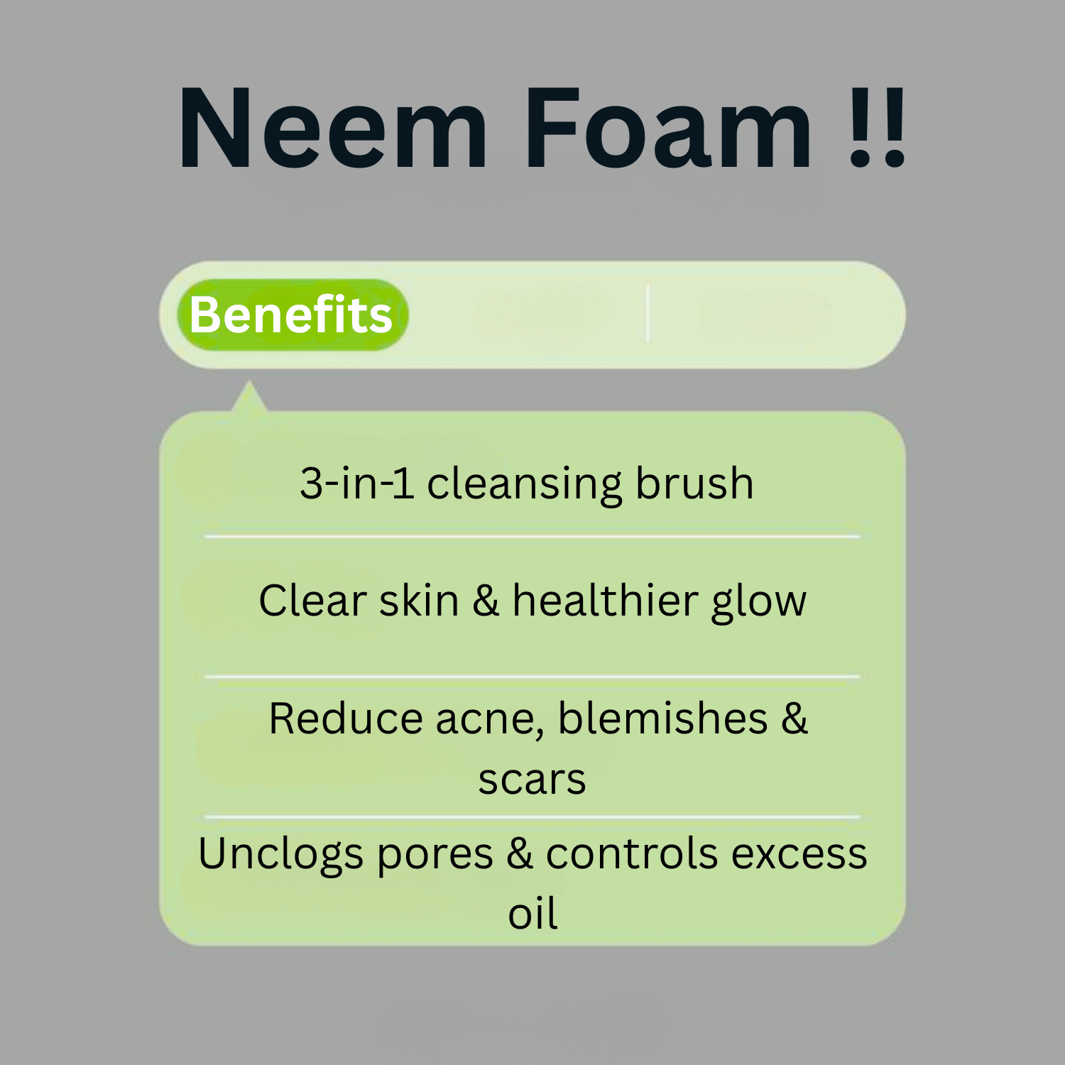 Anti Acne Neem Foaming Face Wash 150ml