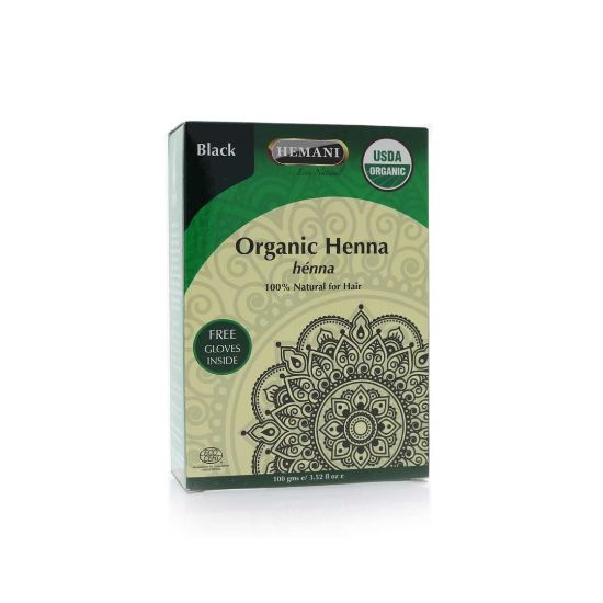Organic Henna Powder - Black | Hemani Herbal - A Natural Lifestyle Solution