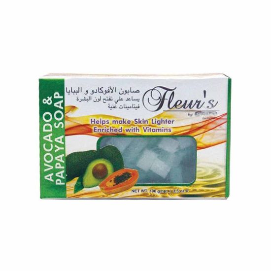 Picture of Fleurs Transparent Soap - Avocado & Papaya