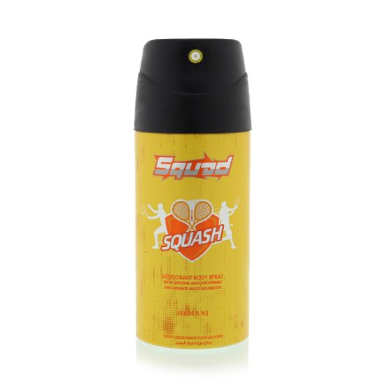 Squash Squad Performance Deodorant Body Spray - 150 ml | Squad by Hemani Fragrances