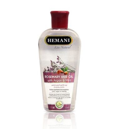 Rosemary Hair Oil with Argan & Mint 200 ml | Hemani Herbals	