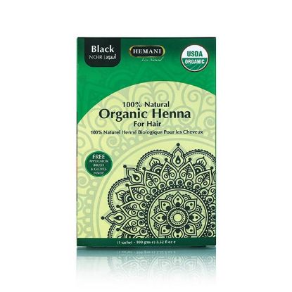 Organic Henna for Hair 100g - Black  | Hemani Herbals 