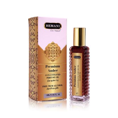 Premium Amber - Concentrated Perfume Oil | Hemani Herbals 