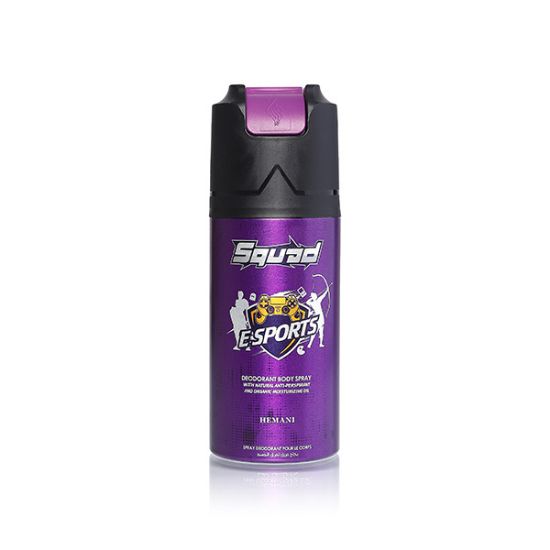 E-Sports Squad Performance Deodorant Body Spray - 150 ml | Squad by Hemani Fragrances	