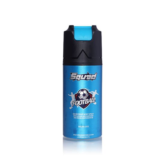 Football Squad Performance Deodorant Body Spray - 150 ml | Squad by Hemani Fragrances	