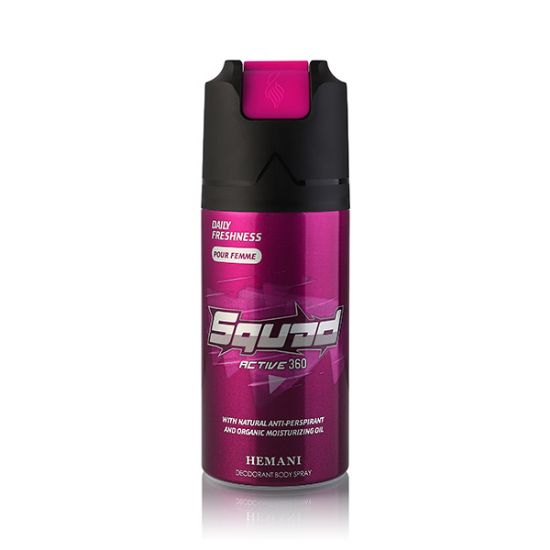 SQUAD Active 360 Performance Deodorant Body Spray for Women 150ml