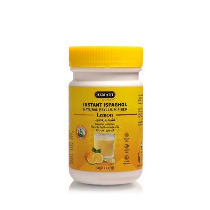 Instant Ispaghol Natural Psyllium Fiber 100gm - Lemon | Hemani Herbals