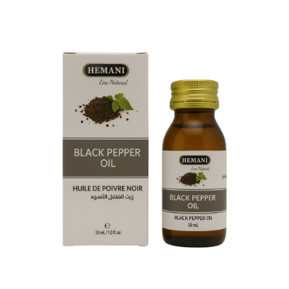 Black Pepper Herbal Oil 30ml | Hemani Herbals 