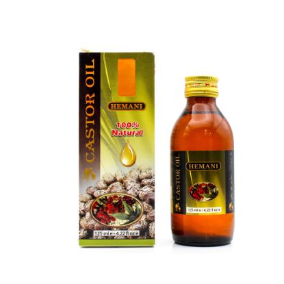 Castor Herbal Oil 125ml | Hemani Herbals 