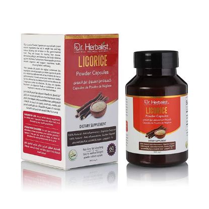 Dr. Herbalist Licorice Powder Capsules 3000mg